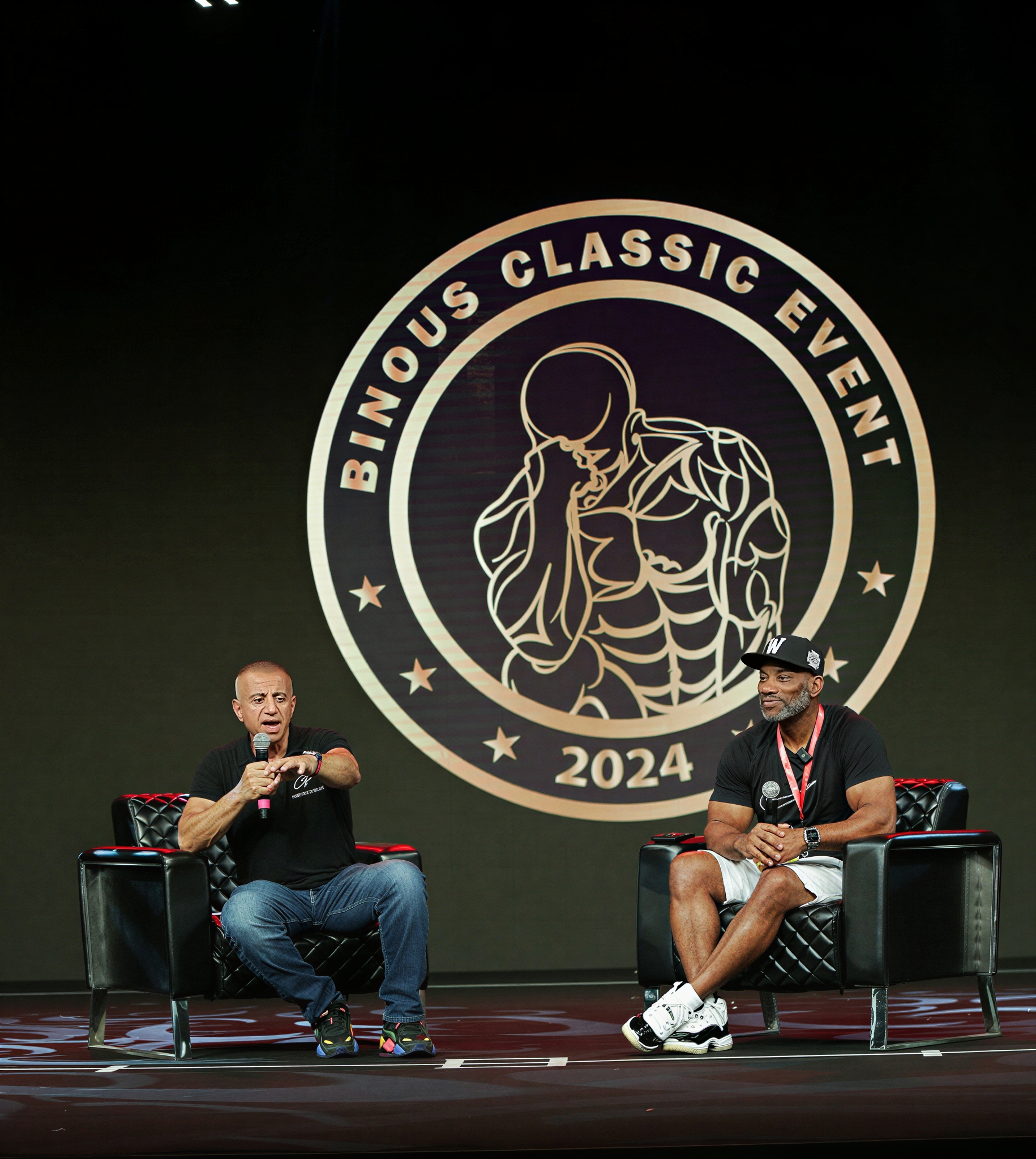 George Farah speaking at Binous Classic 2024